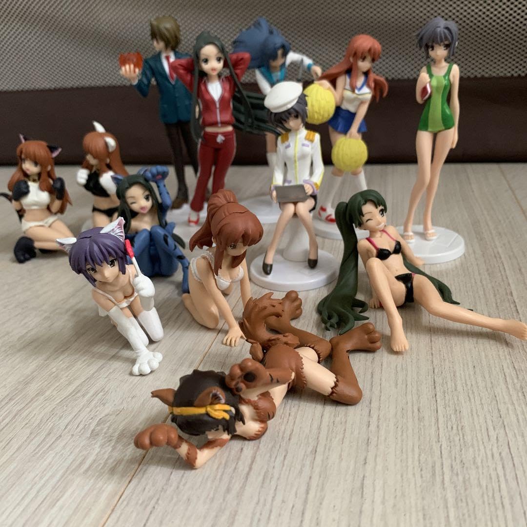 Amazon.co.jp: 涼宮ハルヒの憂鬱 ミニフィギュア まとめ売り : おもちゃ